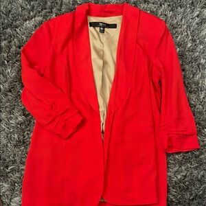 Red Women's Blazer